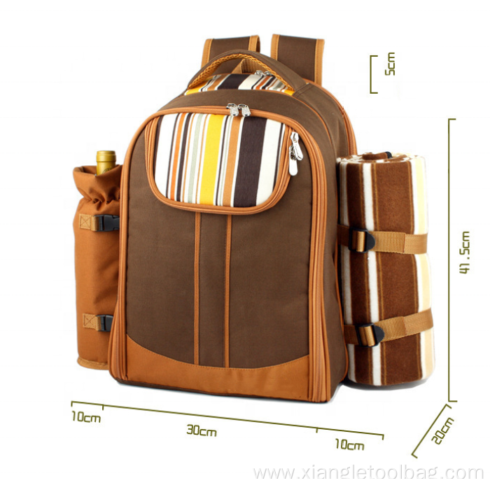 Luxury Picnic Backpack with Cooler Compartment